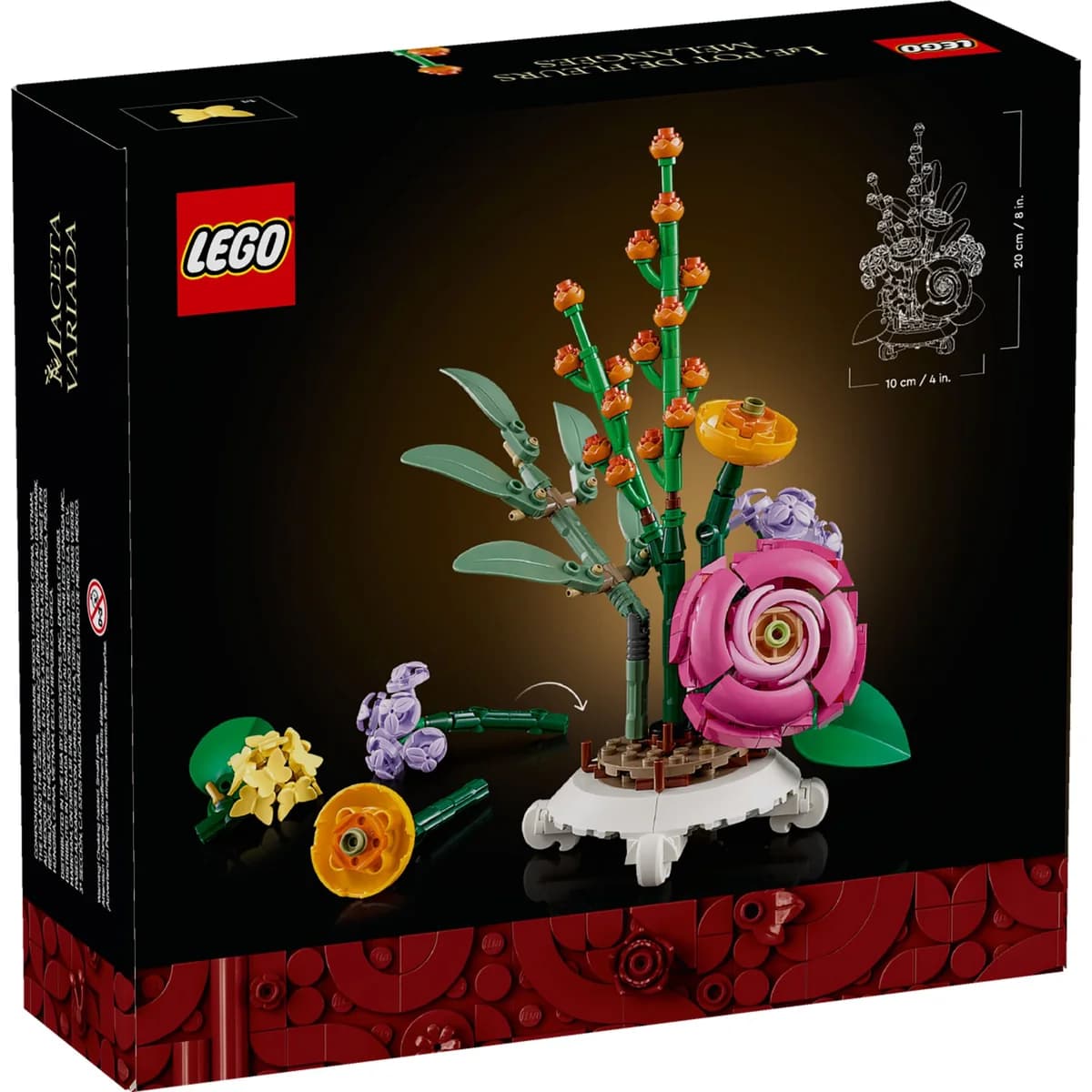 LEGO® Botanicals™ 40762 Doniczka z rozmaitymi kwiatami, zdjęcie 2