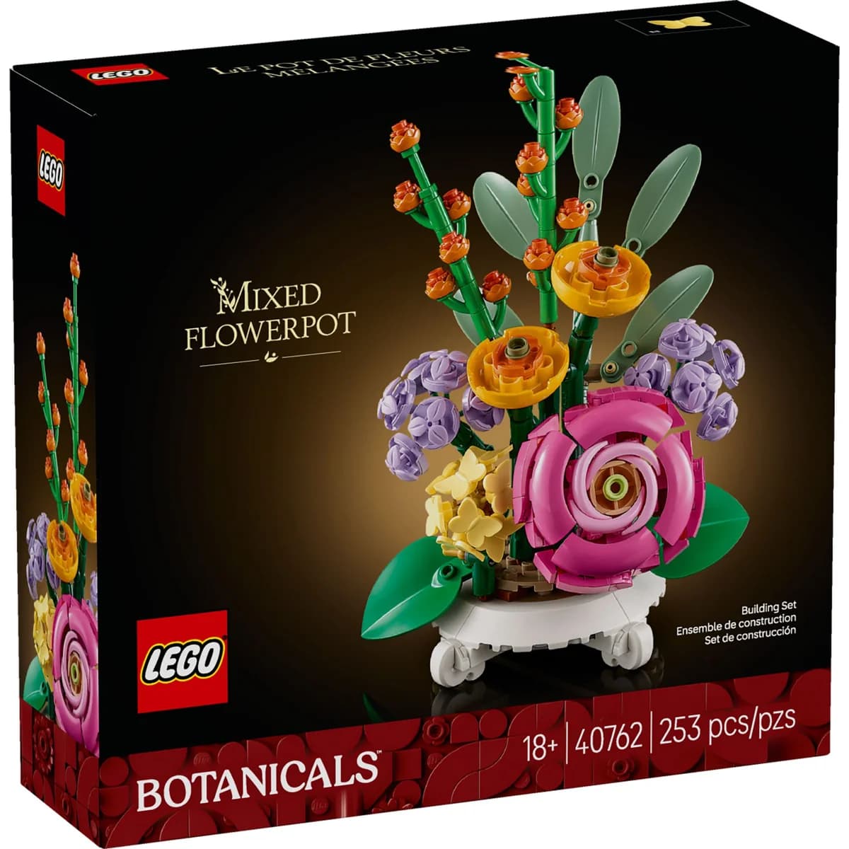 LEGO® Botanicals™ 40762 Doniczka z rozmaitymi kwiatami, zdjęcie 3