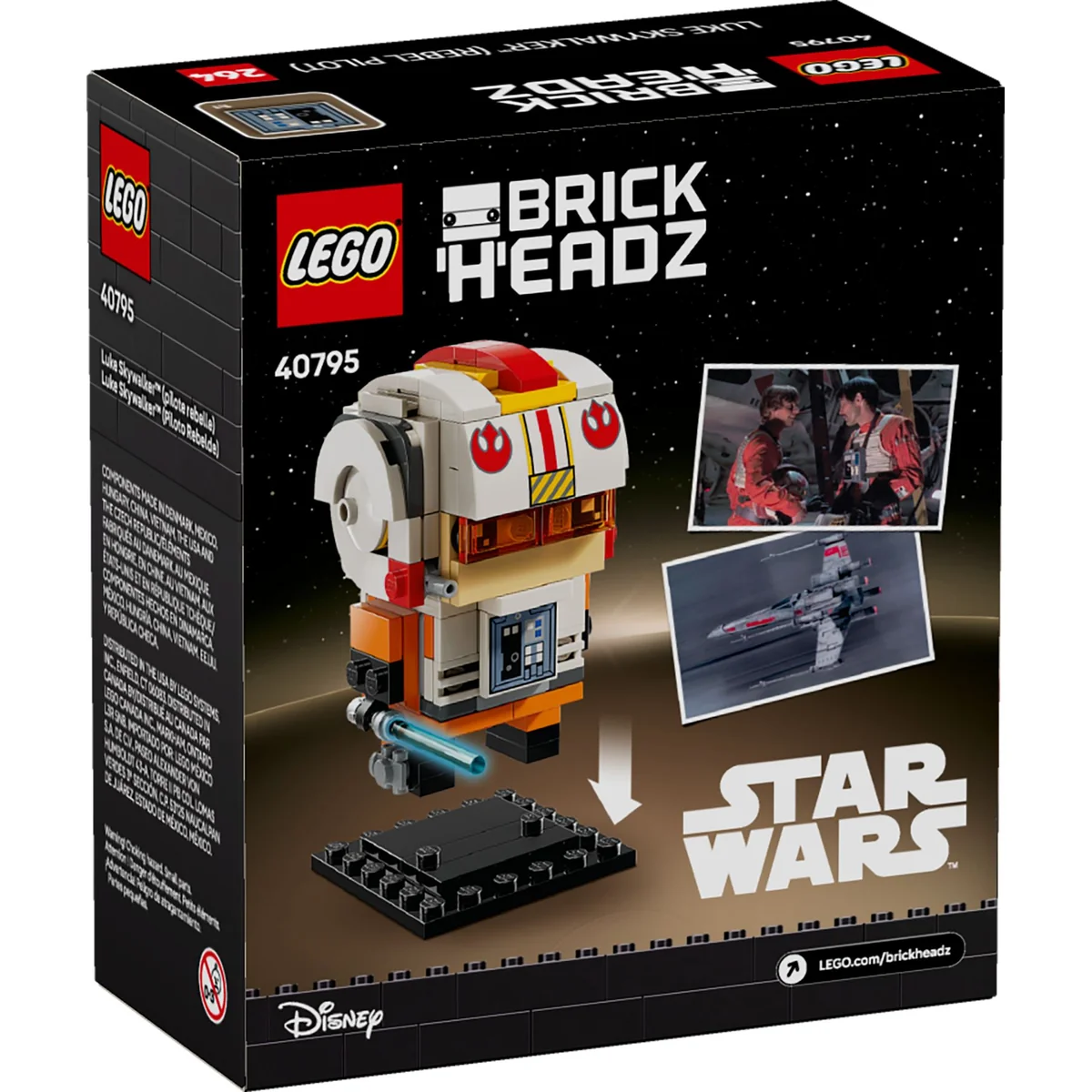 LEGO® BrickHeadz™ 40795 Luke Skywalker (pilot Rebelii), zdjęcie 2