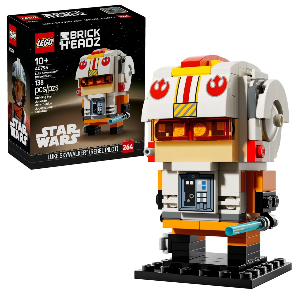 LEGO® BrickHeadz™ 40795 Luke Skywalker (pilot Rebelii), zdjęcie 4