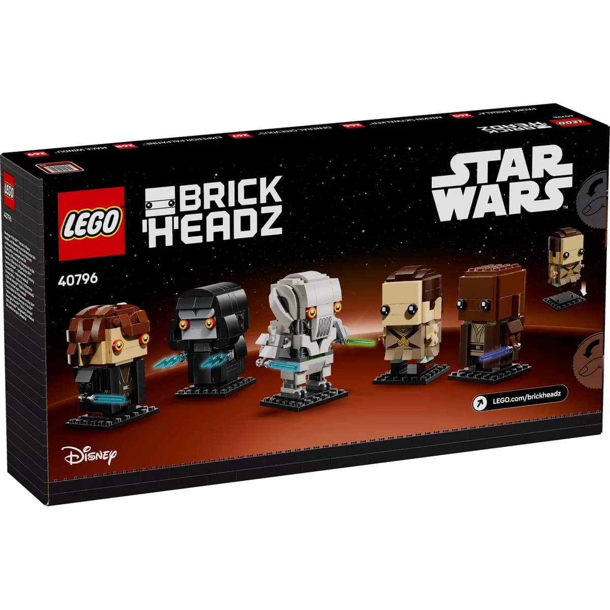 LEGO® BrickHeadz™ 40796 Star Wars Zemsta Sithów, bohaterowie i złoczyńcy, zdjęcie 2