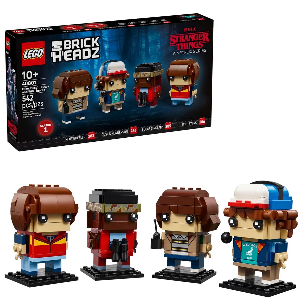 LEGO® BrickHeadz™ 40801 Stranger Things: Mike, Dustin, Lucas i Will, zdjęcie 5