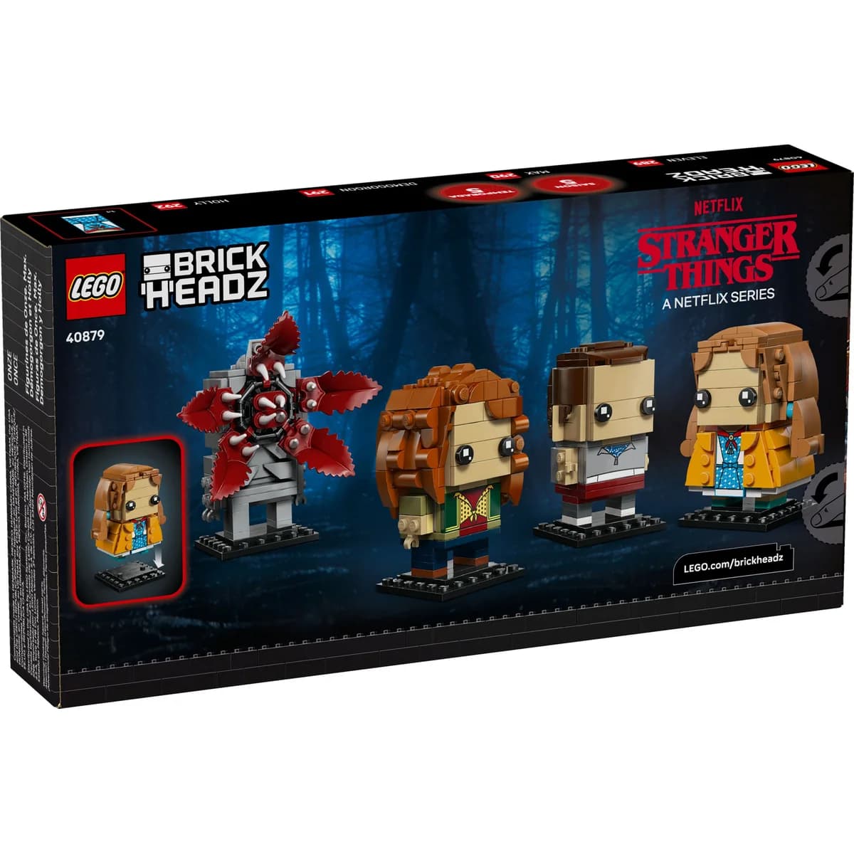 LEGO® BrickHeadz™ 40879 Stranger Things: Eleven, Max, Demogorgon i Holly, zdjęcie 2