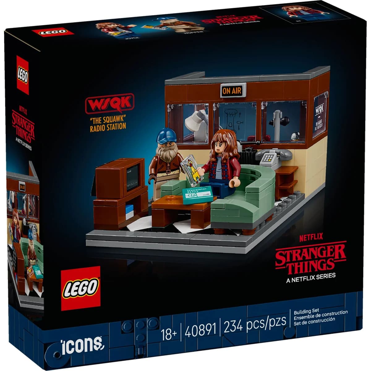 LEGO® Icons™ 40891 Stranger Things: Stacja Radiowa WSQK, zdjęcie 3