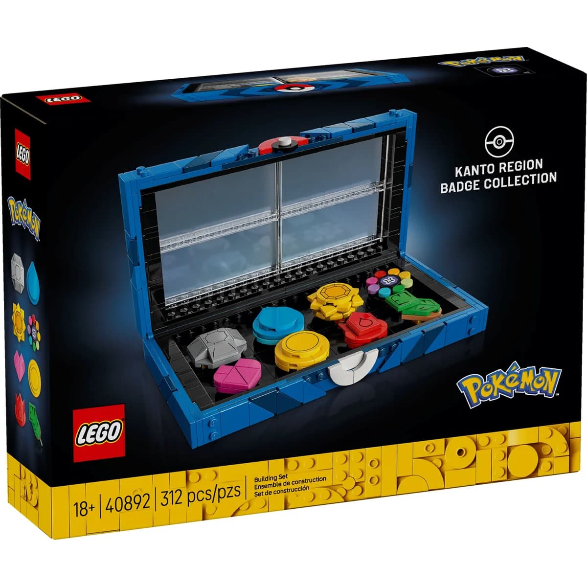 LEGO® Pokémon™ 40892 Kolekcja odznak z regionu Kanto, zdjęcie 3