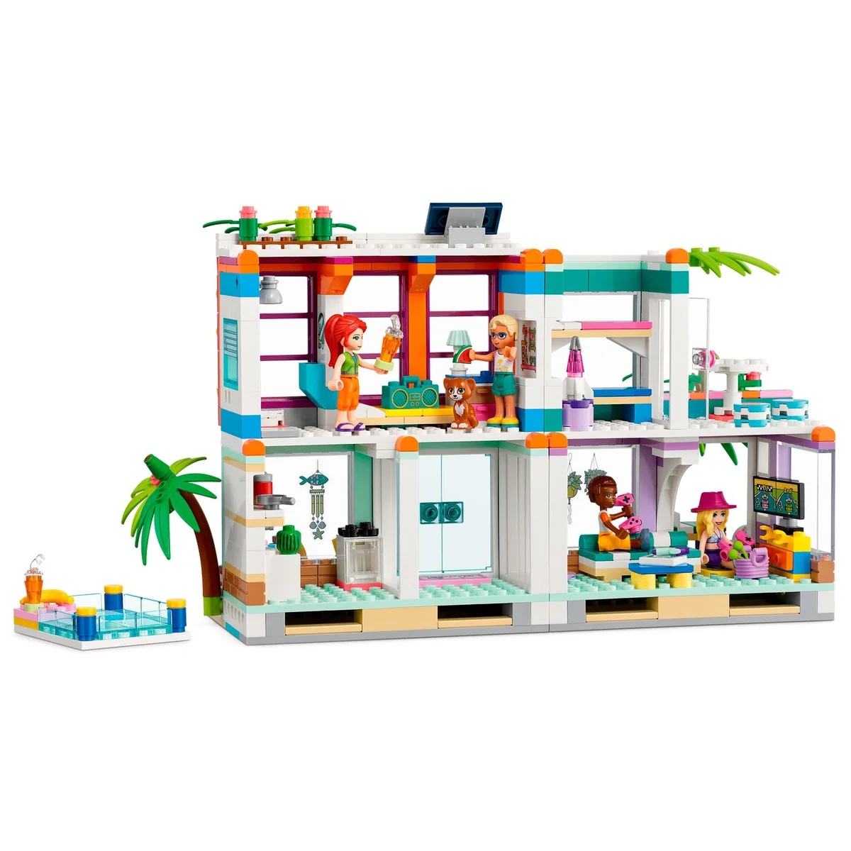 LEGO® Friends™ 41709 Wakacyjny domek na plaży, zdjęcie 4