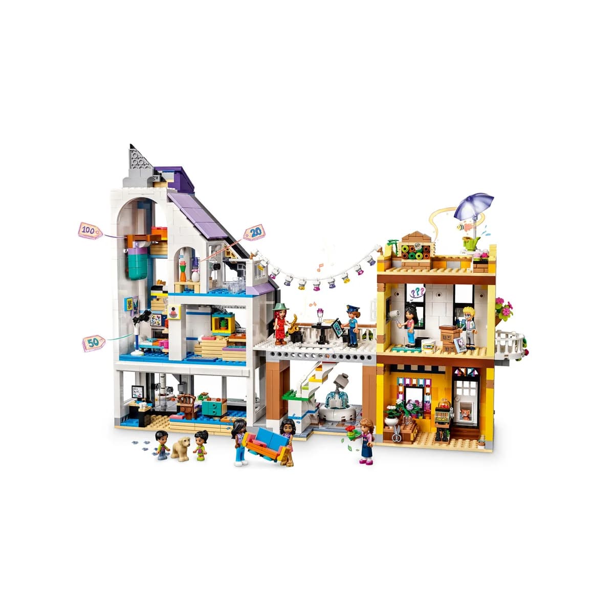 LEGO® Friends™ 41732 Śródmiejska kwiaciarnia i sklep wnętrzarski, zdjęcie 4