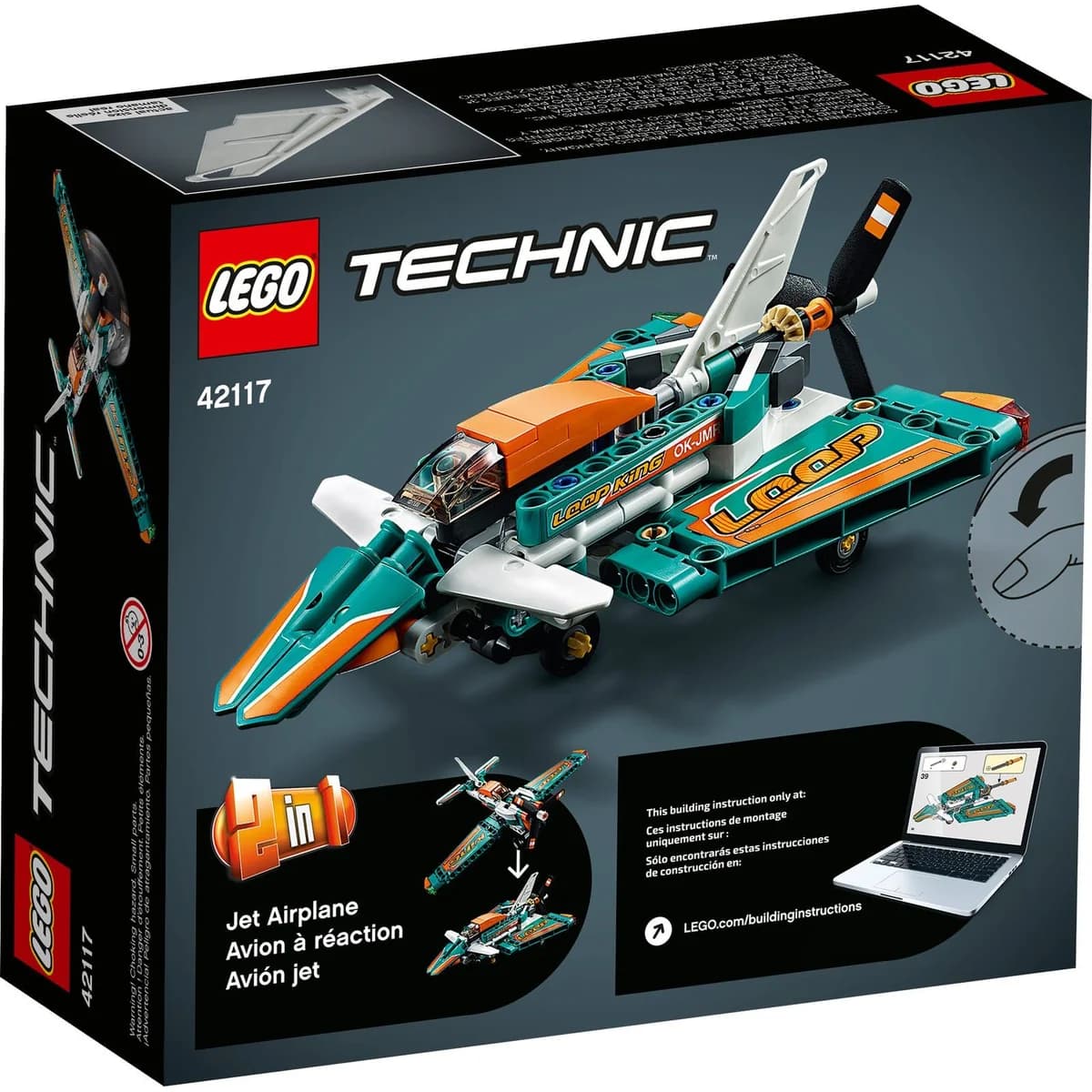 LEGO® Technic™ 42117 Samolot Wyścigowy, zdjęcie 5