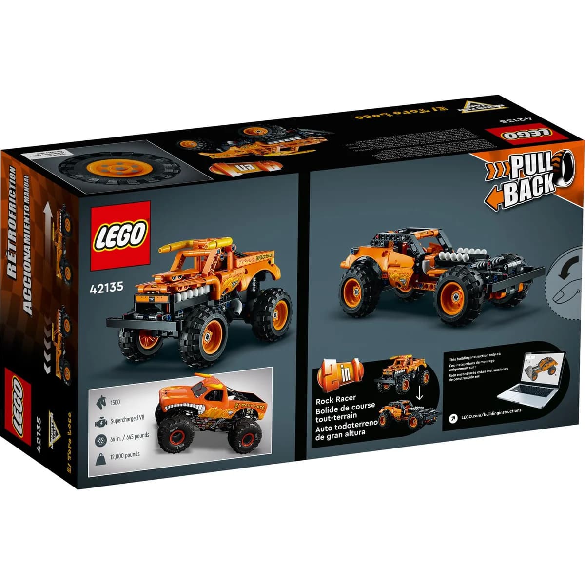 LEGO® Technic™ 42135 Monster Jam El Toro Loco, zdjęcie 2