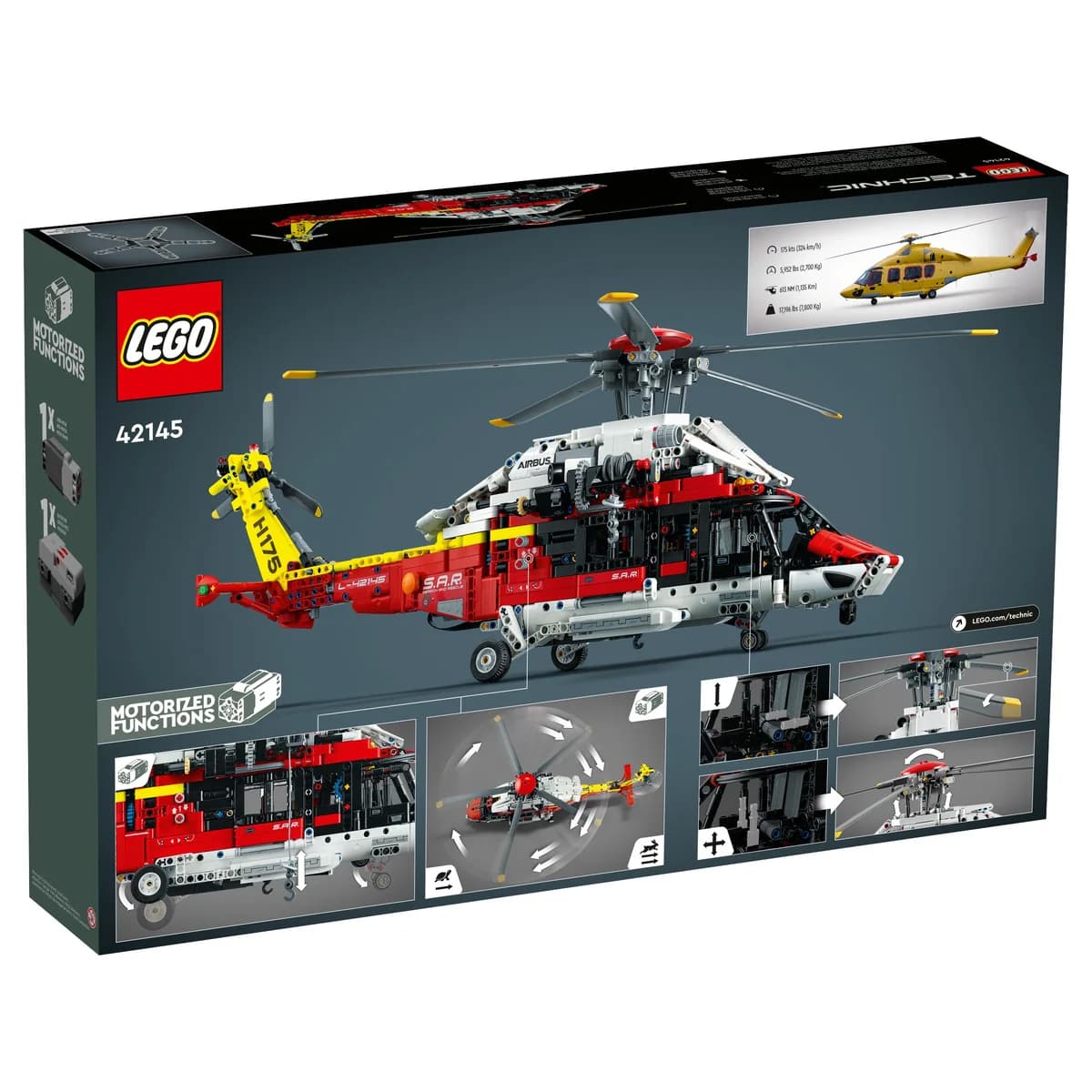 LEGO® Technic™ 42145 Airbus H175 Helikopter Ratunkowy, zdjęcie 2