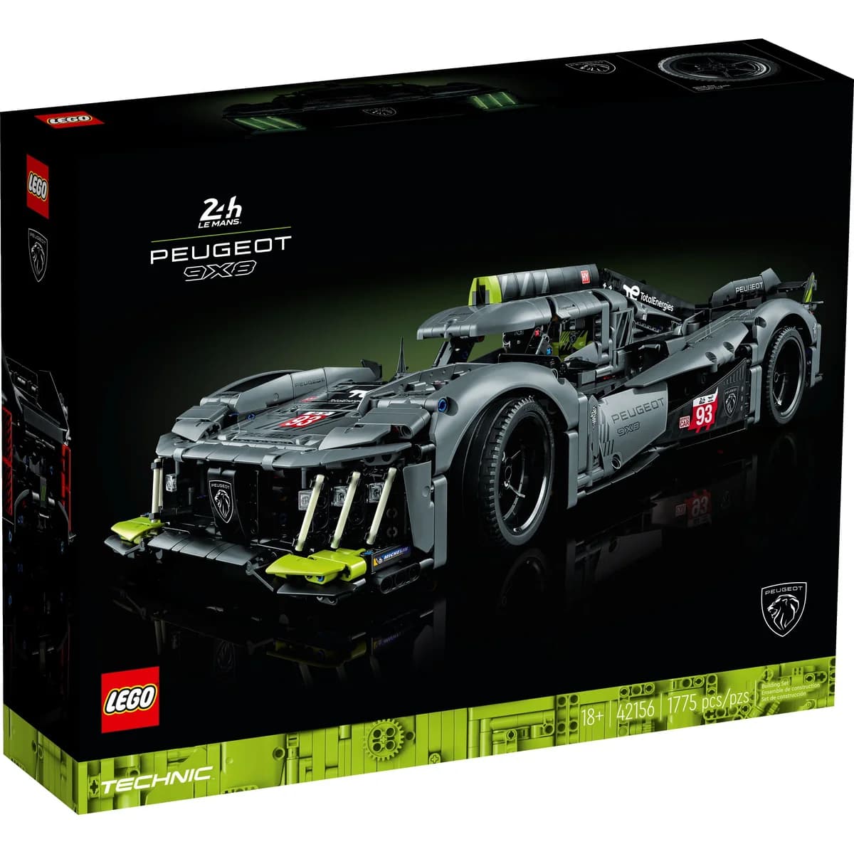 LEGO® Technic™ 42156 Peugeot 9X8 24H Le Mans Hybrid Hypercar, zdjęcie 4