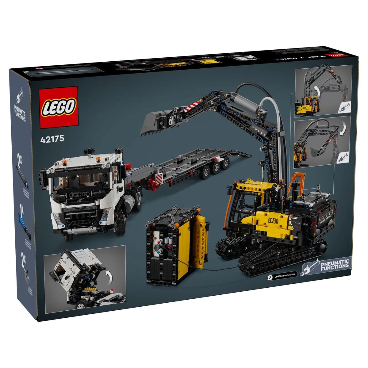 LEGO® Technic™ 42175 Ciężarówka Volvo Fmx i Koparka Ec230 Electric, zdjęcie 3