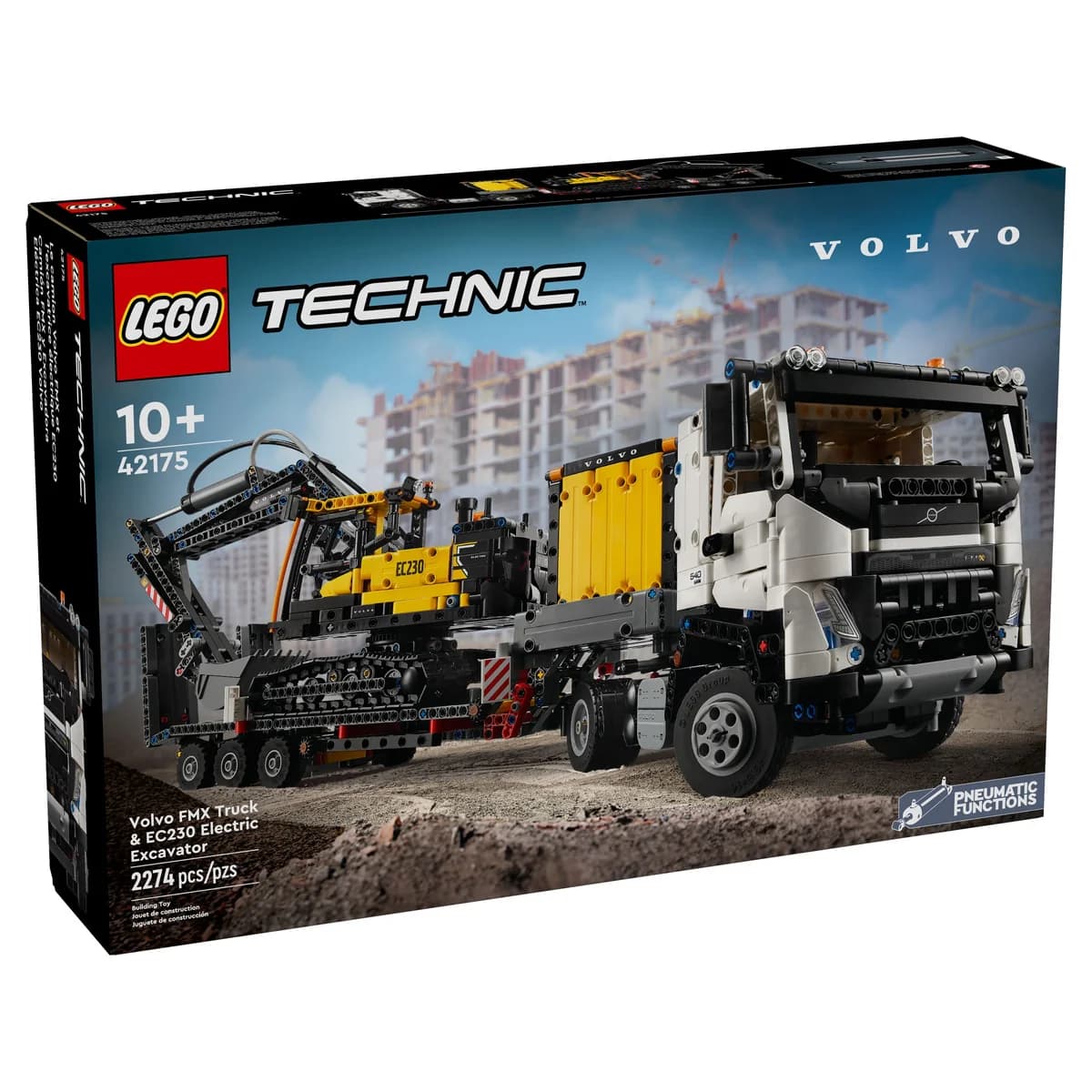 LEGO® Technic™ 42175 Ciężarówka Volvo Fmx i Koparka Ec230 Electric, zdjęcie 2