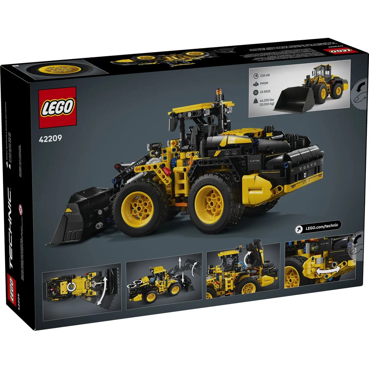 LEGO® Technic™ 42209 Ładowarka Kołowa Volvo L120 Electric, zdjęcie 2