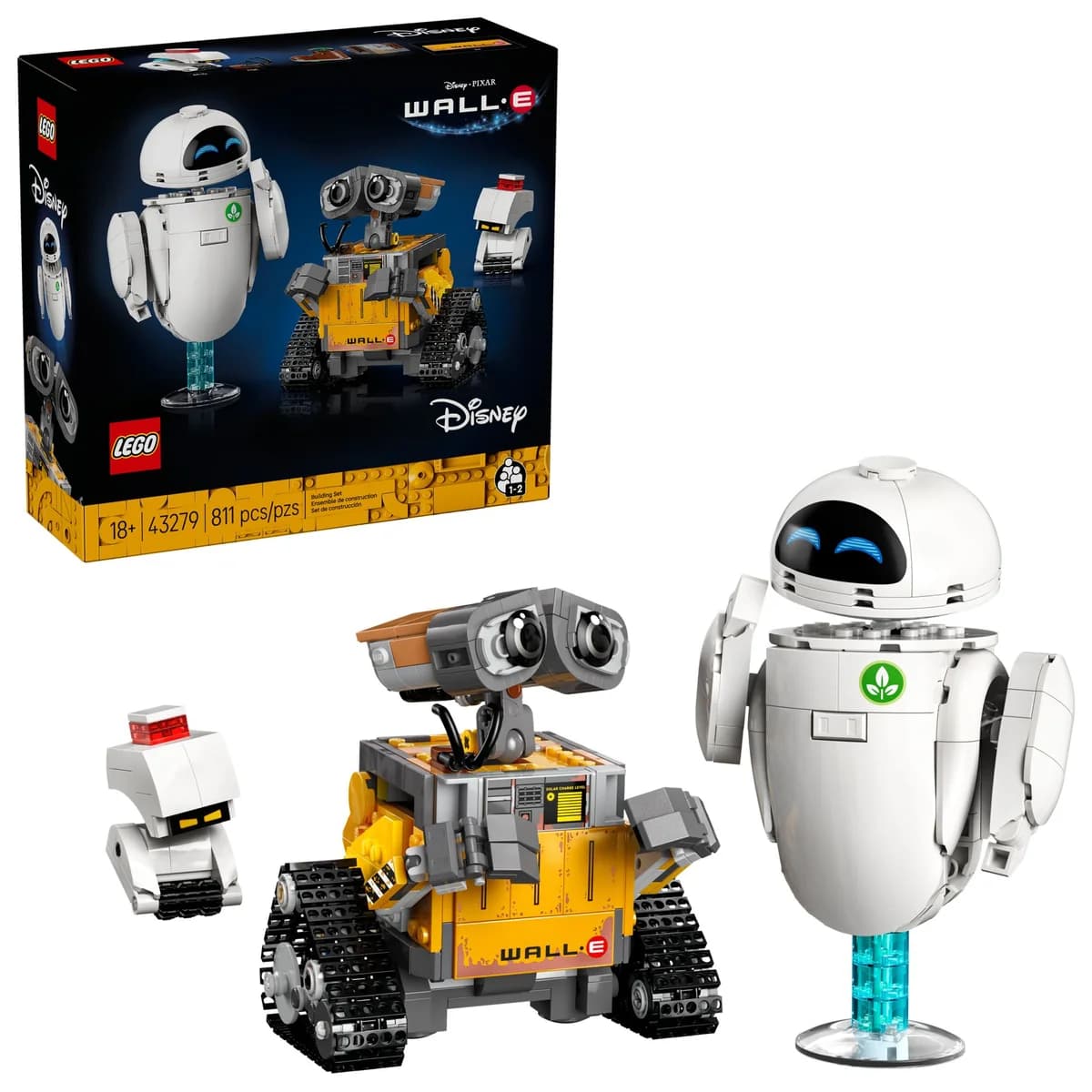 LEGO® Disney Pixar™ 43279 Wall-E i Ewa, zdjęcie 3
