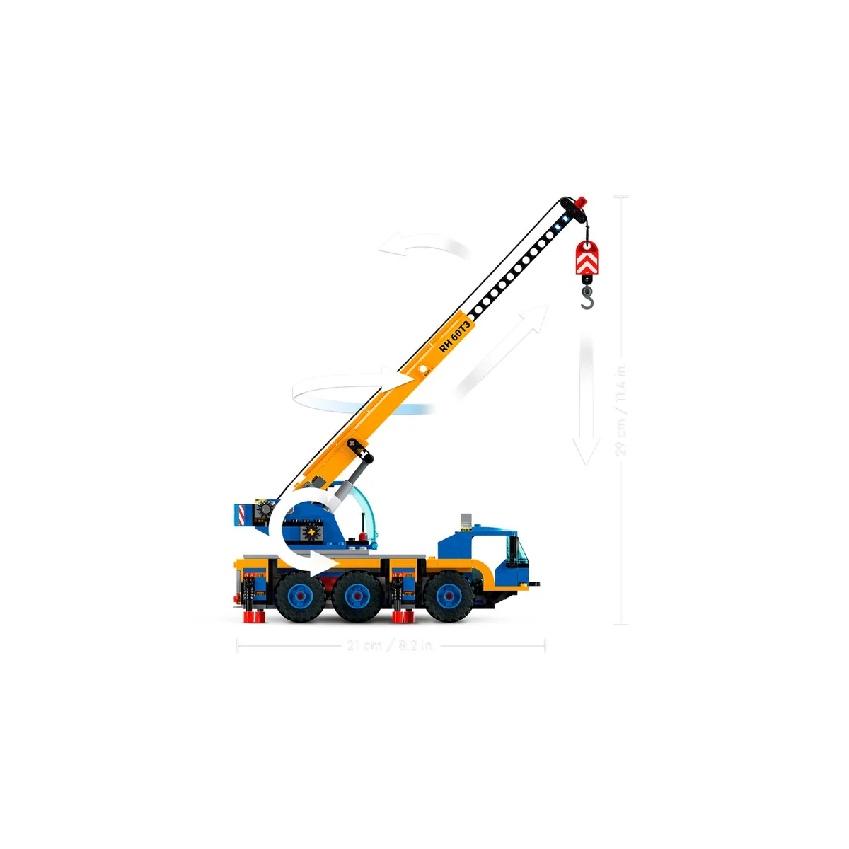 LEGO® City™ 60324 Żuraw Samochodowy, zdjęcie 5