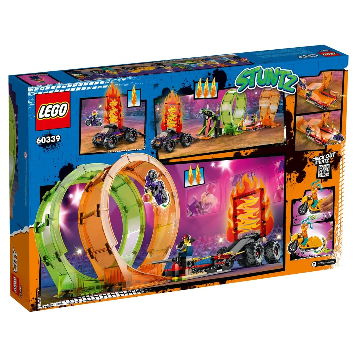 LEGO® City™ 60339 Kaskaderska Arena z Dwoma Pętlami, zdjęcie 3