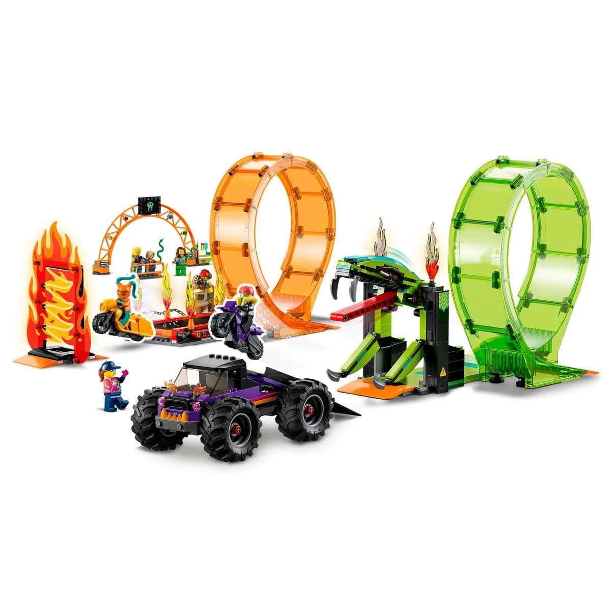 LEGO® City™ 60339 Kaskaderska Arena z Dwoma Pętlami, zdjęcie 4