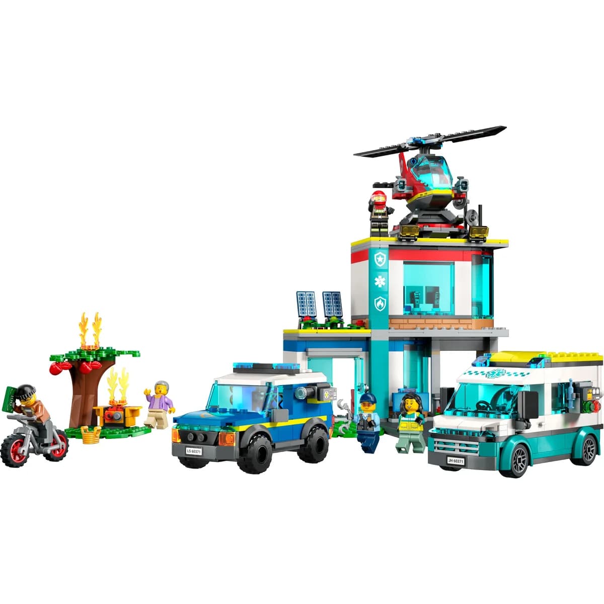 LEGO® City™ 60371 Baza Pojazdów Uprzywilejowanych