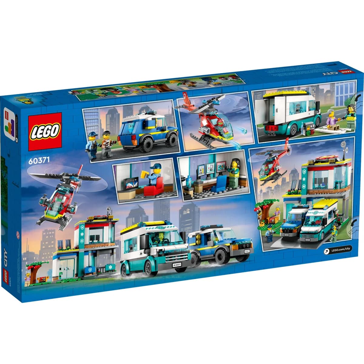 LEGO® City™ 60371 Baza Pojazdów Uprzywilejowanych, zdjęcie 2