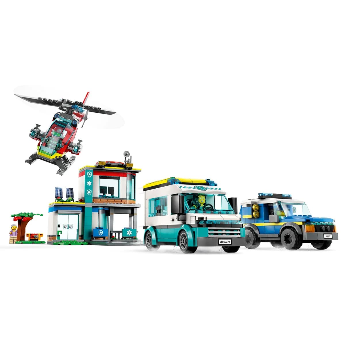 LEGO® City™ 60371 Baza Pojazdów Uprzywilejowanych, zdjęcie 3