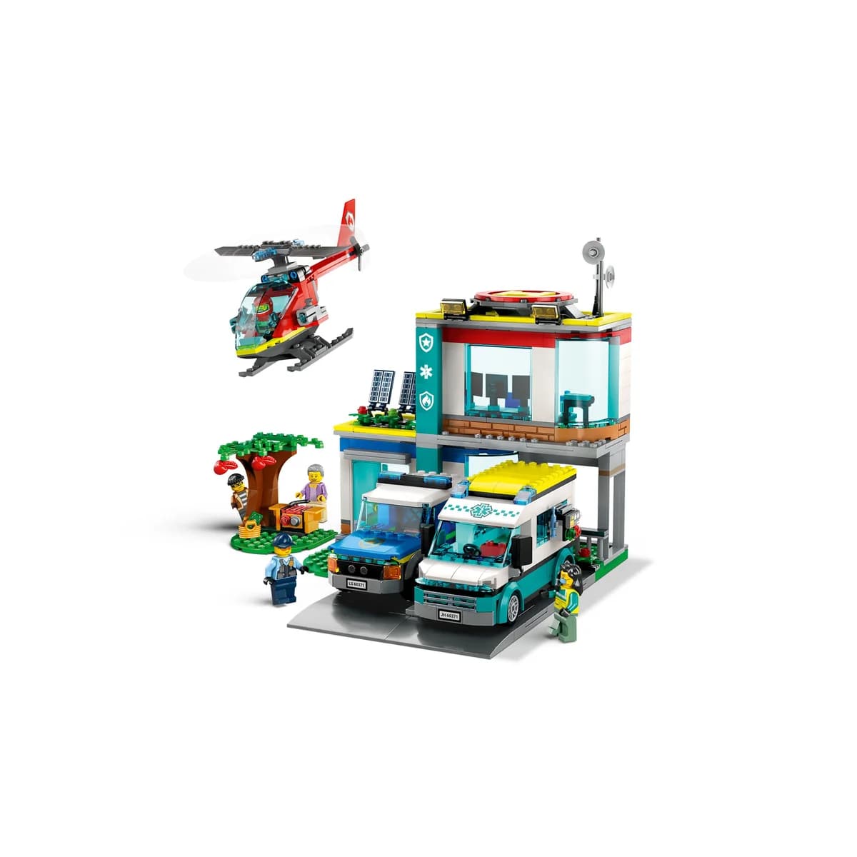 LEGO® City™ 60371 Baza Pojazdów Uprzywilejowanych, zdjęcie 4