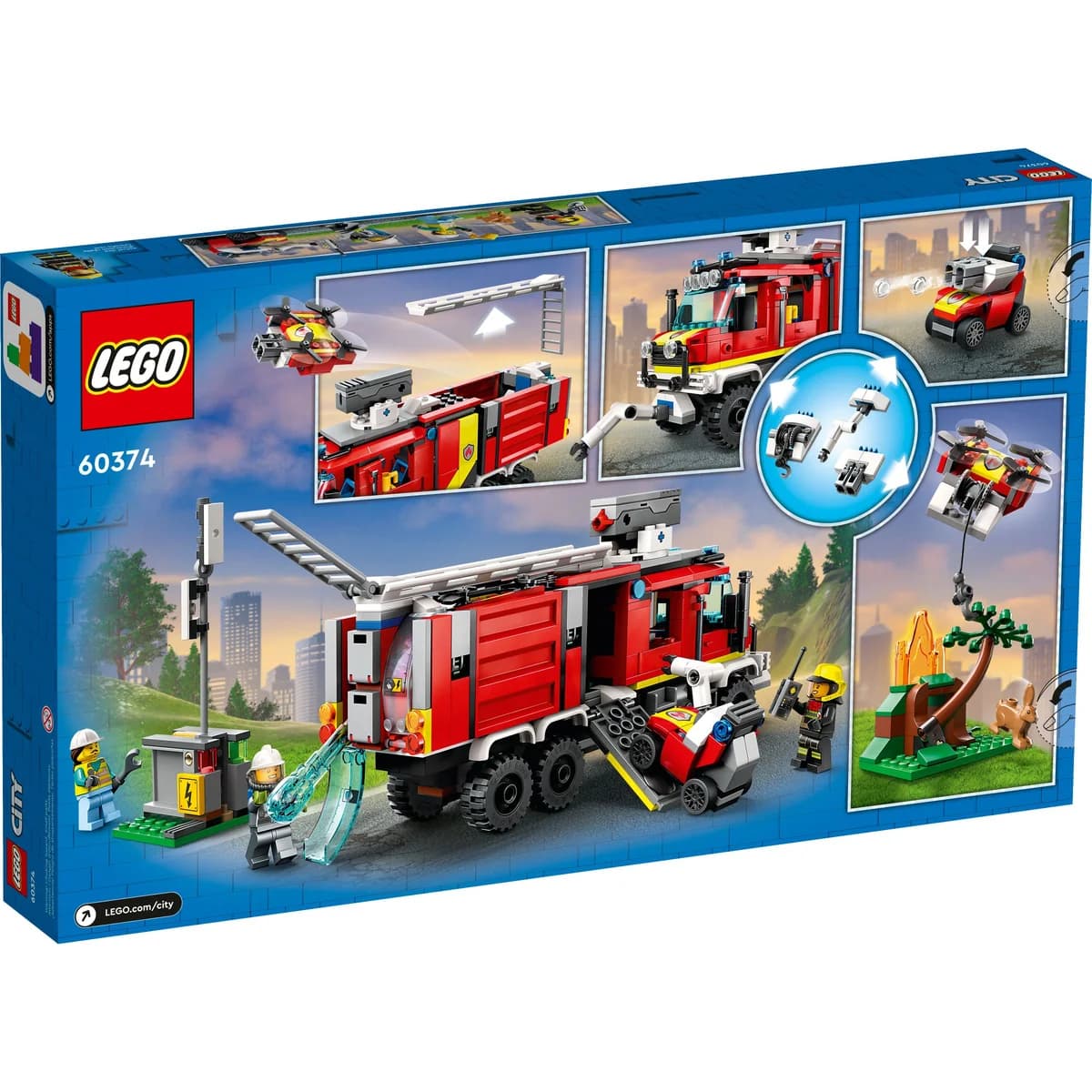LEGO® City™ 60374 Terenowy Pojazd Straży Pożarnej, zdjęcie 3