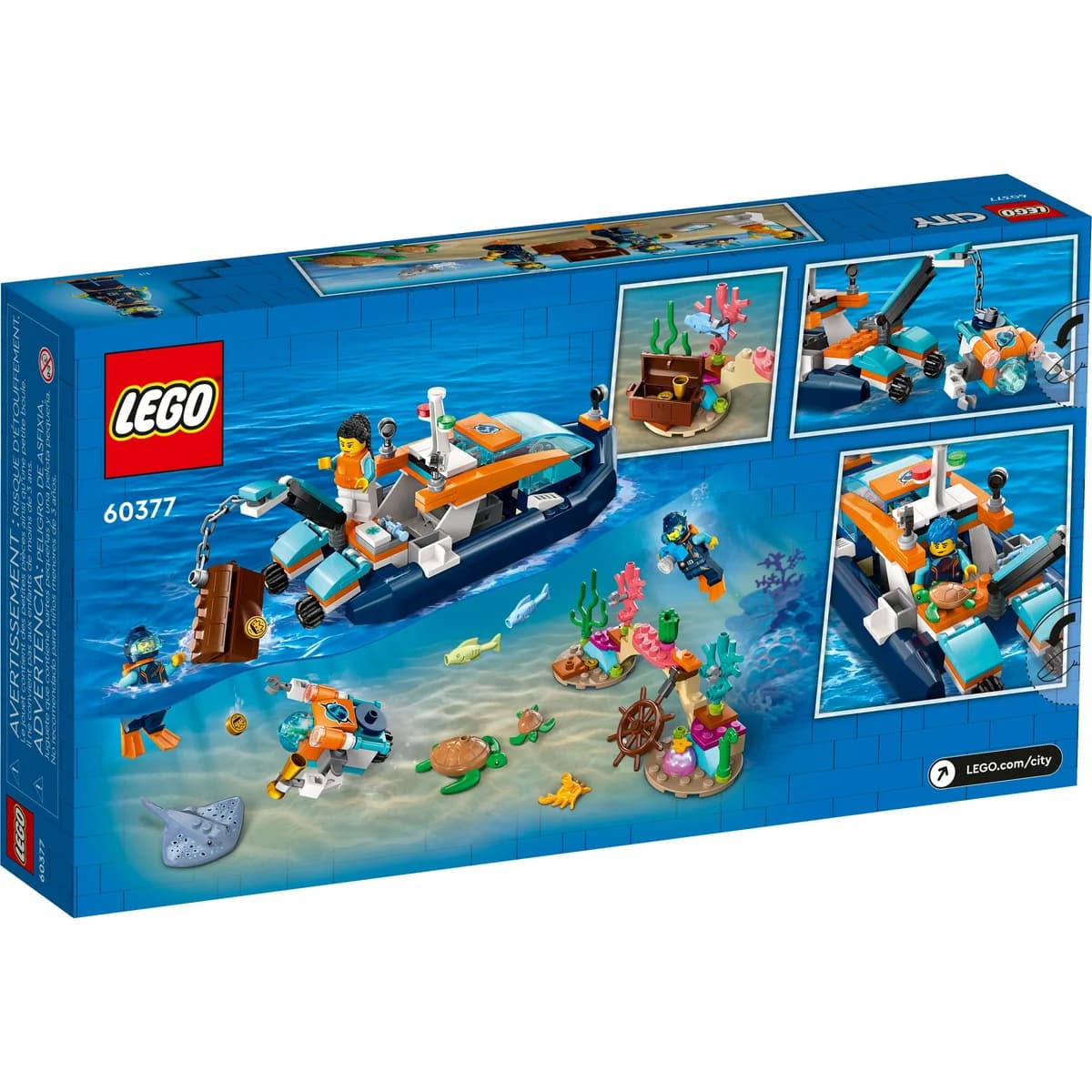 LEGO® City™ 60377 Łódź do nurkowania badacza, zdjęcie 2