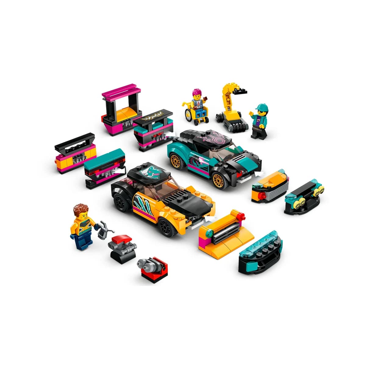 LEGO® City™ 60389 Warsztat Tuningowania Samochodów, zdjęcie 4