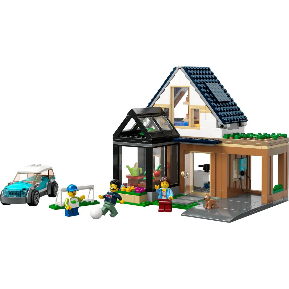 LEGO® City™ 60398 Domek rodzinny i samochód elektryczny