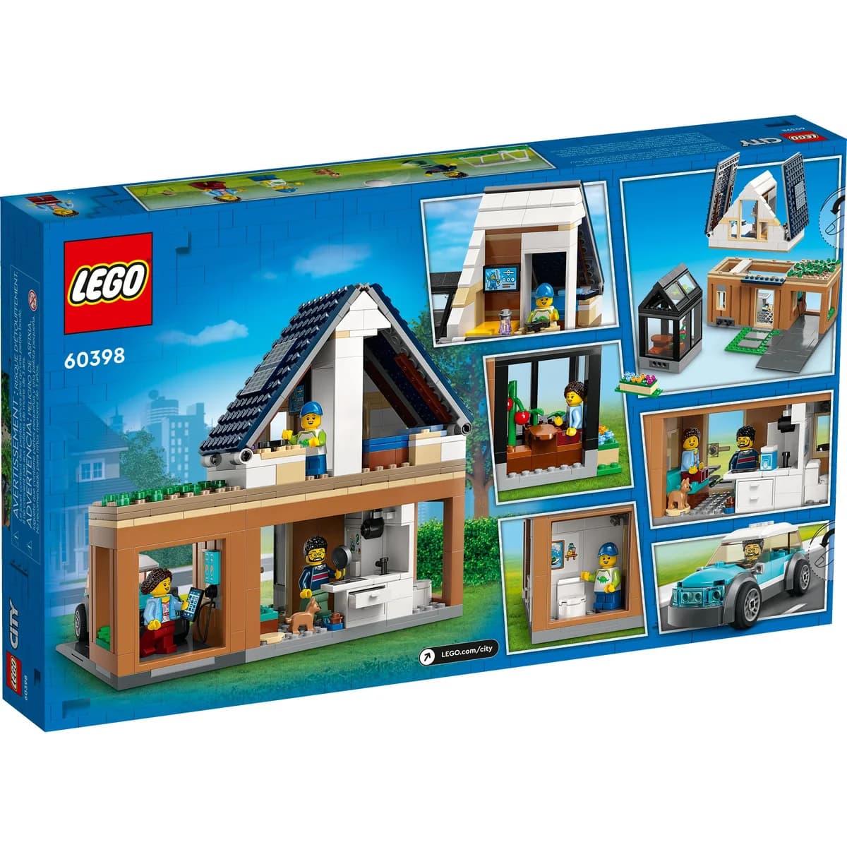 LEGO® City™ 60398 Domek rodzinny i samochód elektryczny, zdjęcie 2