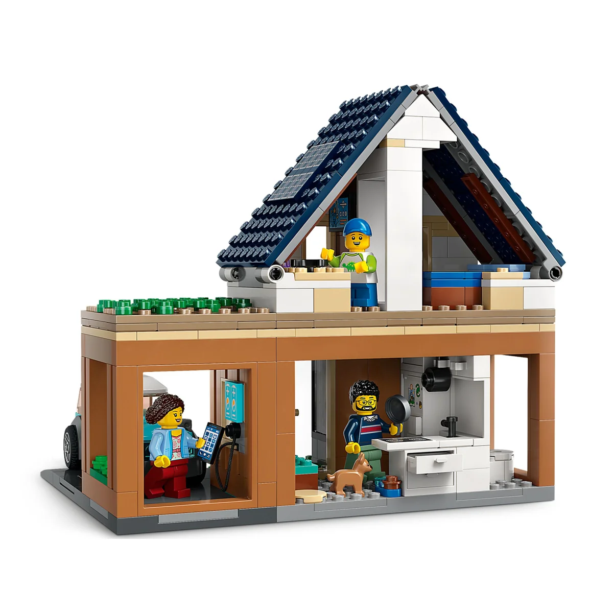 LEGO® City™ 60398 Domek rodzinny i samochód elektryczny, zdjęcie 3