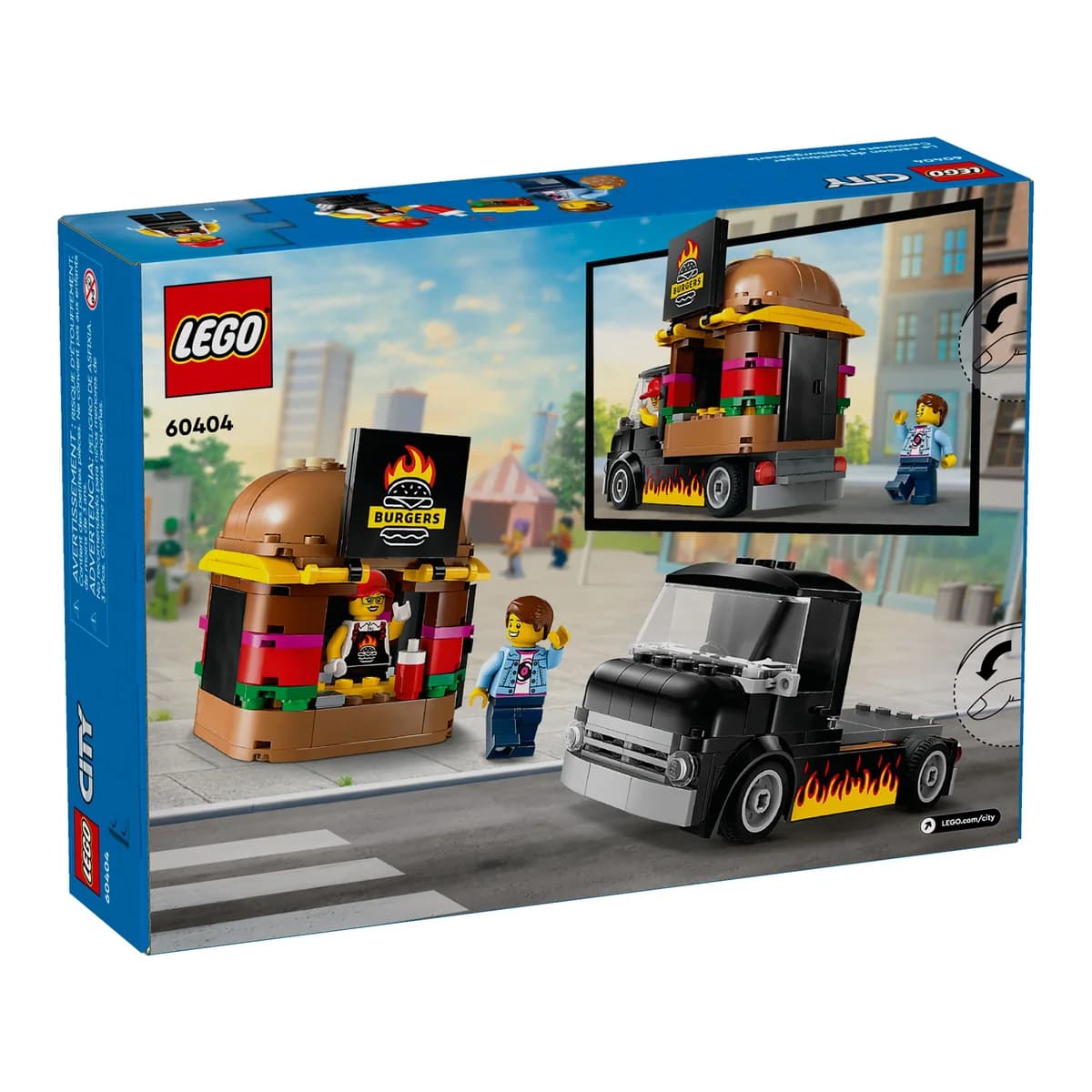 LEGO® City™ 60404 Ciężarówka z Burgerami, zdjęcie 2