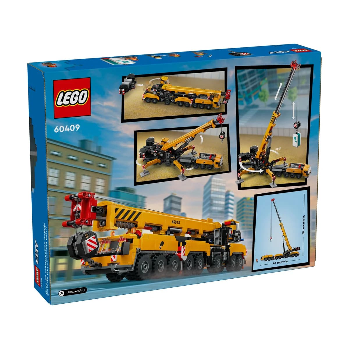 LEGO® City™ 60409 Żółty Ruchomy Żuraw, zdjęcie 2
