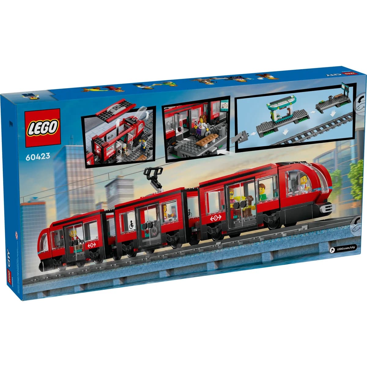 LEGO® City™ 60423 Tramwaj Miejski ze Stacją, zdjęcie 2