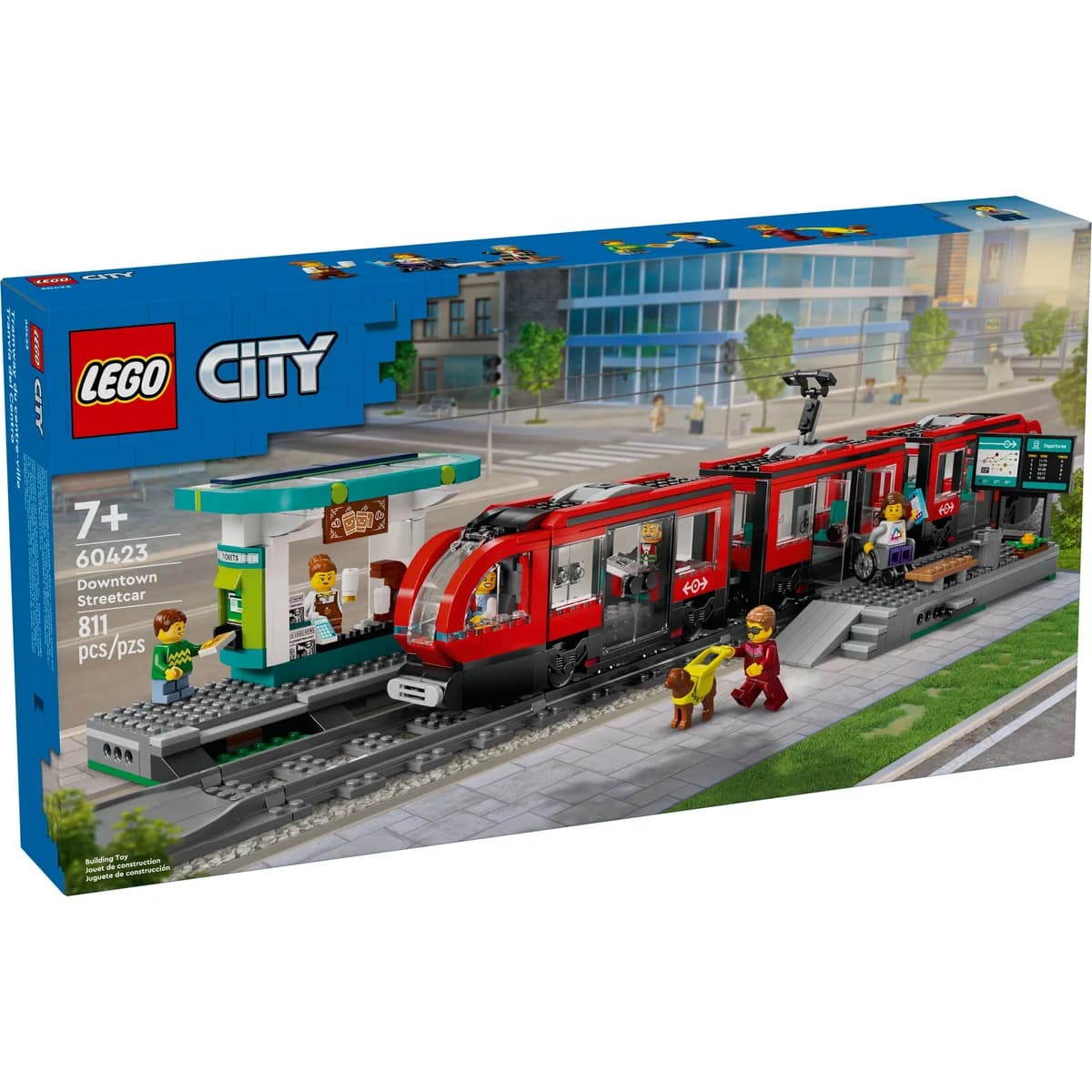 LEGO® City™ 60423 Tramwaj Miejski ze Stacją, zdjęcie 3
