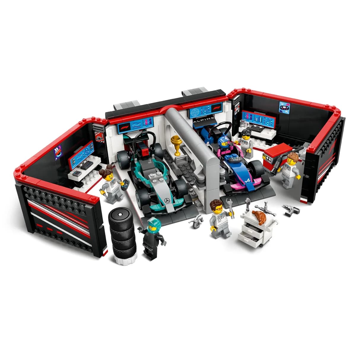 LEGO® City™ 60444 F1® Garaż i Bolidy Mercedes-Amg i Alpine, zdjęcie 5