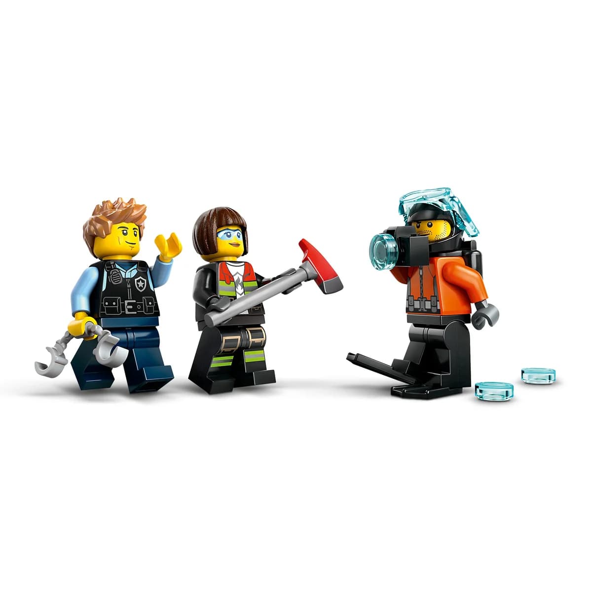 LEGO® City™ 60462 Zestaw z Helikopterem, Wozem Strażackim i Łodzią Podwodną, zdjęcie 3