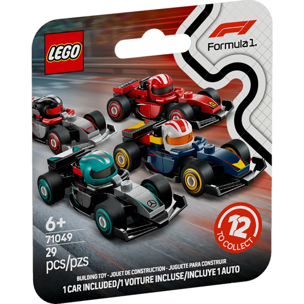 LEGO® Minifigurki™ 71049 Kolekcjonerski bolid F1® – komplet 12 szt., zdjęcie 3