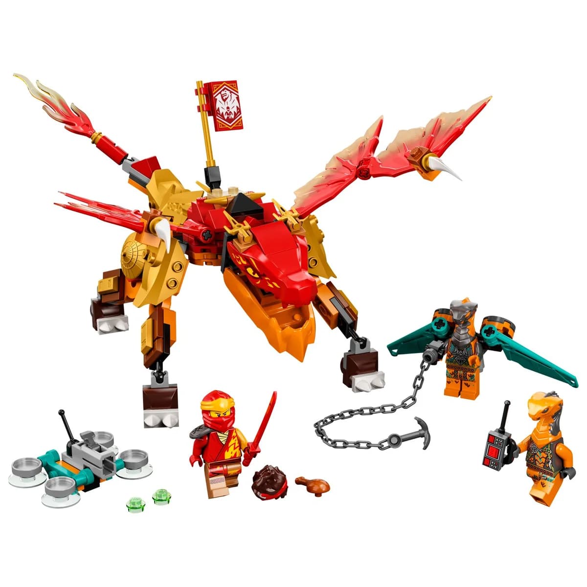 LEGO® NINJAGO™ 71762 Smok Ognia Kaia EVO