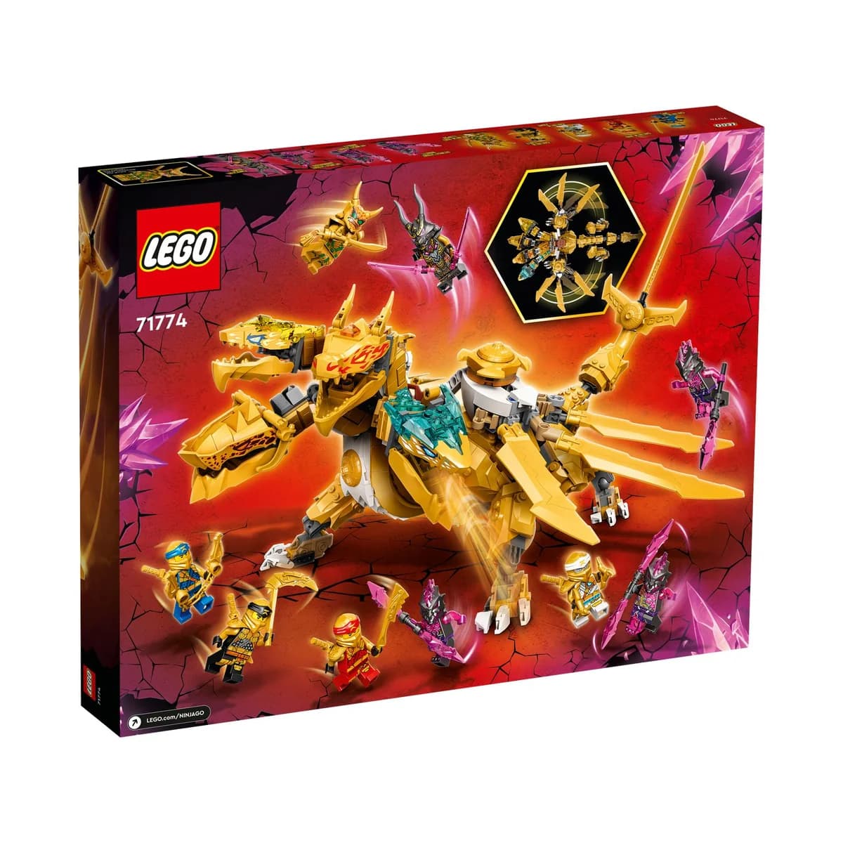 LEGO® NINJAGO™ 71774 Złoty Ultra Smok Lloyda, zdjęcie 2