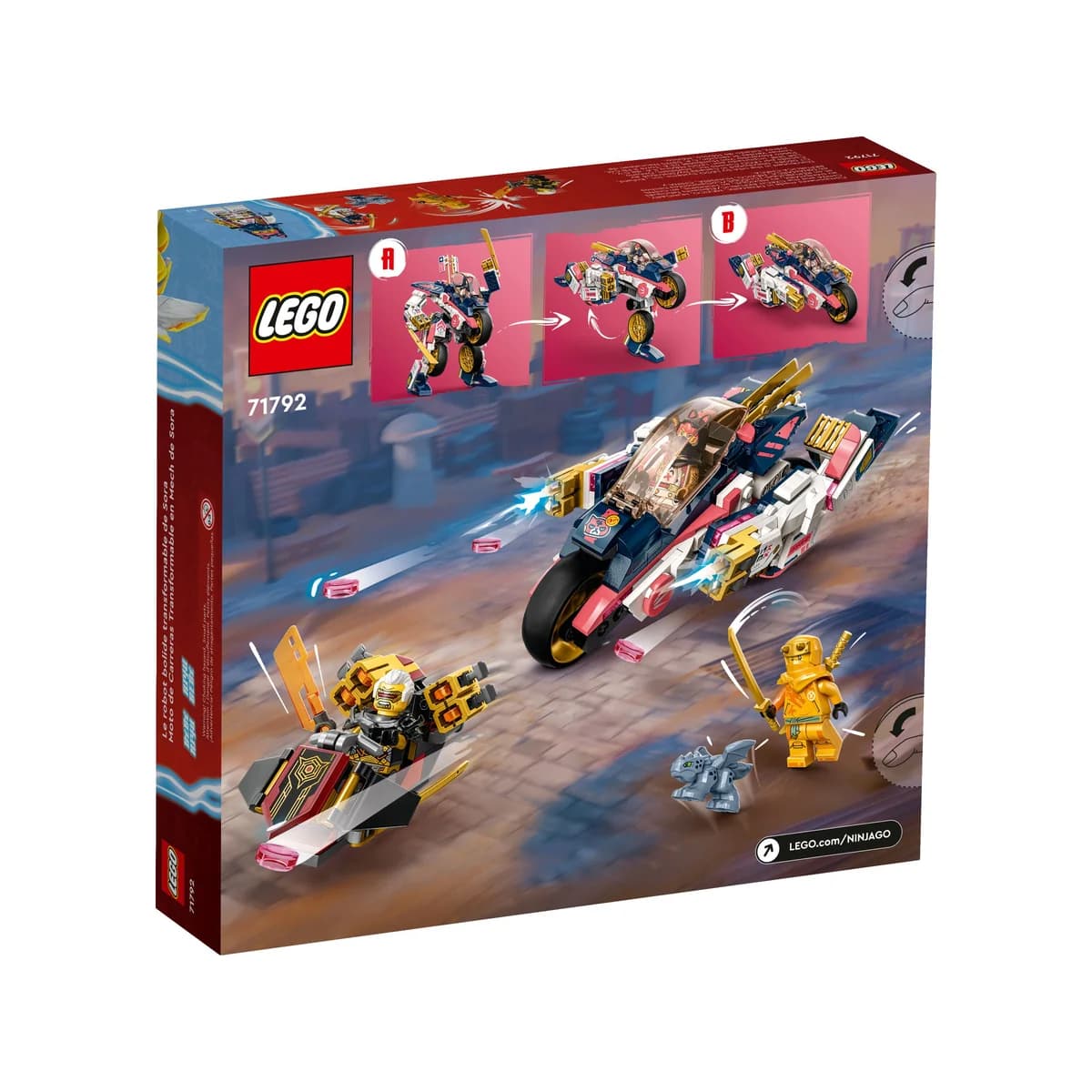 LEGO® NINJAGO™ 71792 Transformujący Mech-Motocykl Wyścigowy Sory, zdjęcie 2