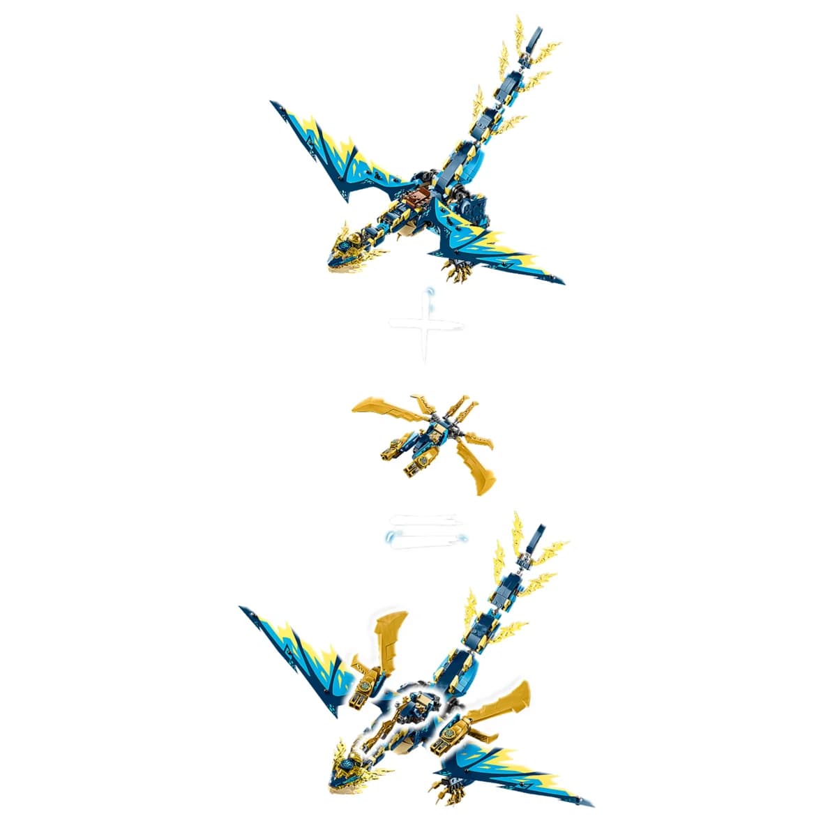 LEGO® NINJAGO™ 71796 Smok Żywiołu kontra Mech Cesarzowej, zdjęcie 5