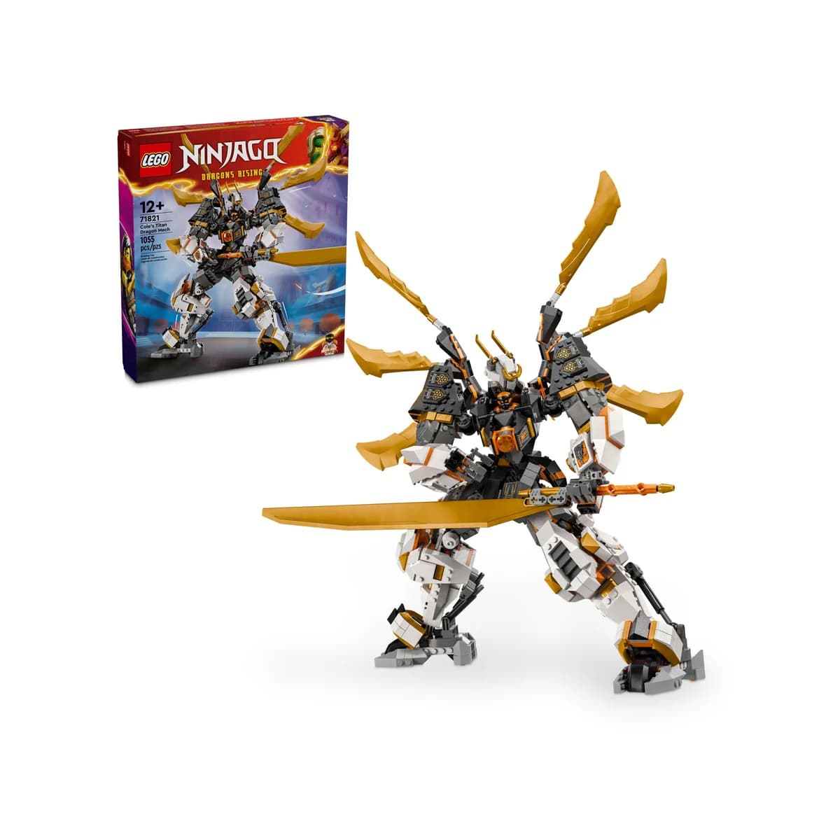 LEGO® NINJAGO™ 71821 Tytanowy Smok-Mech Cole’a, zdjęcie 5