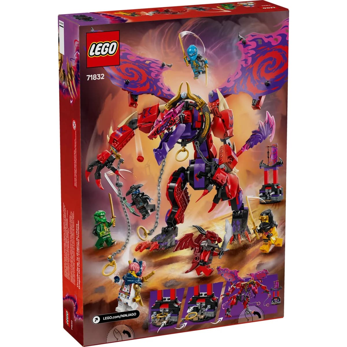 LEGO® NINJAGO™ 71832 Smok Chaosu Kiełogrzmot, zdjęcie 2