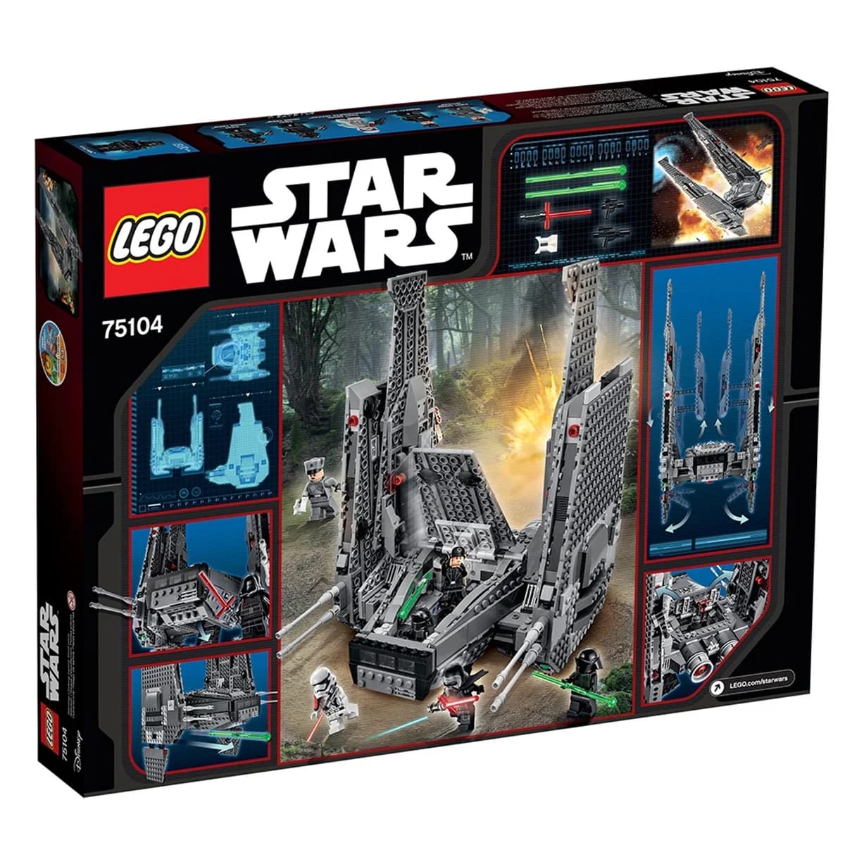 LEGO® Star Wars™ 75104 Wahadłowiec Dowódczy Kylo Rena, zdjęcie 2