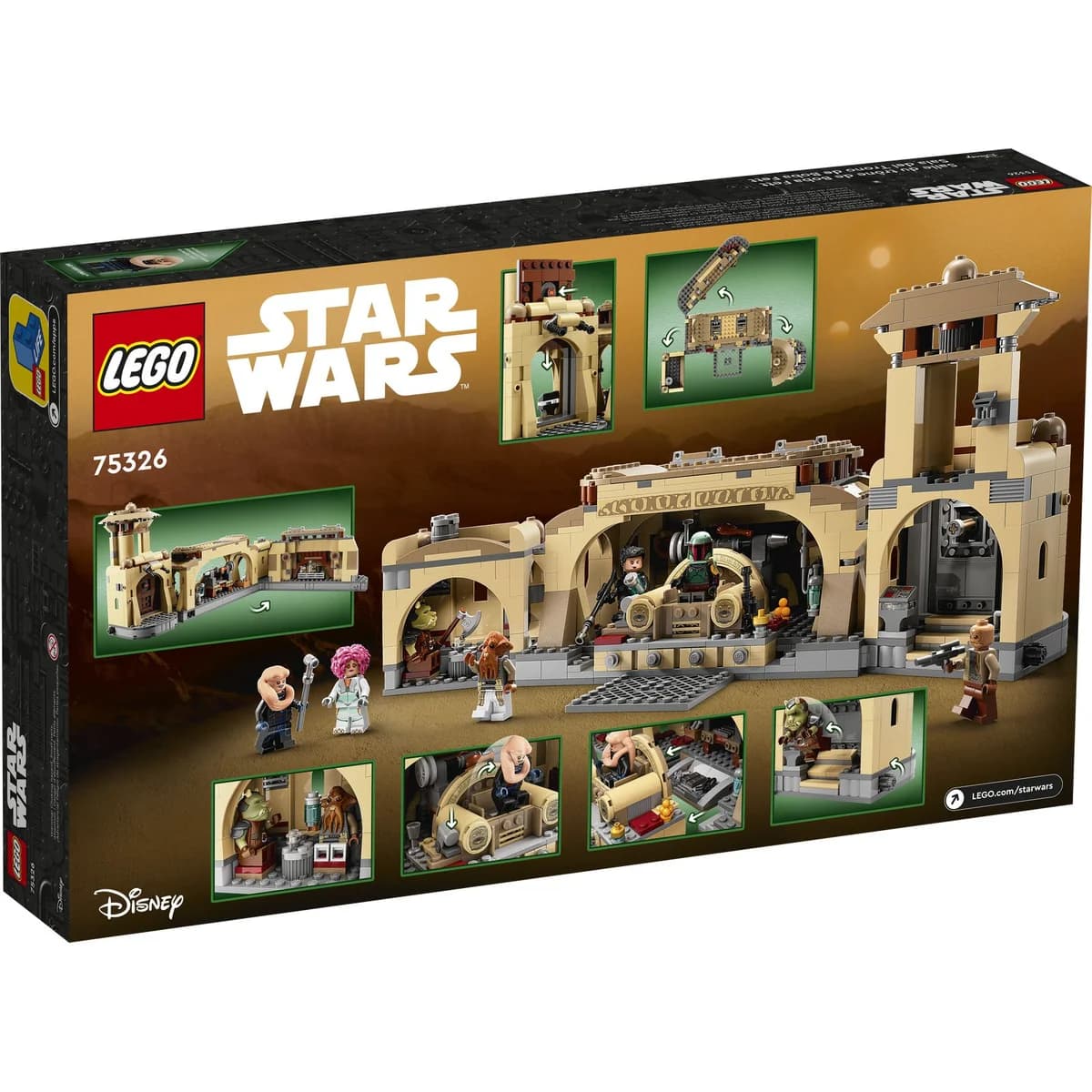 LEGO® Star Wars™ 75326 Sala tronowa Boby Fetta, zdjęcie 2