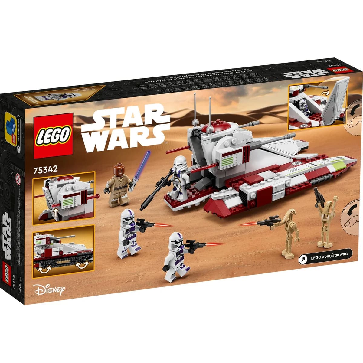 LEGO® Star Wars™ 75342 Czołg bojowy Republiki, zdjęcie 2