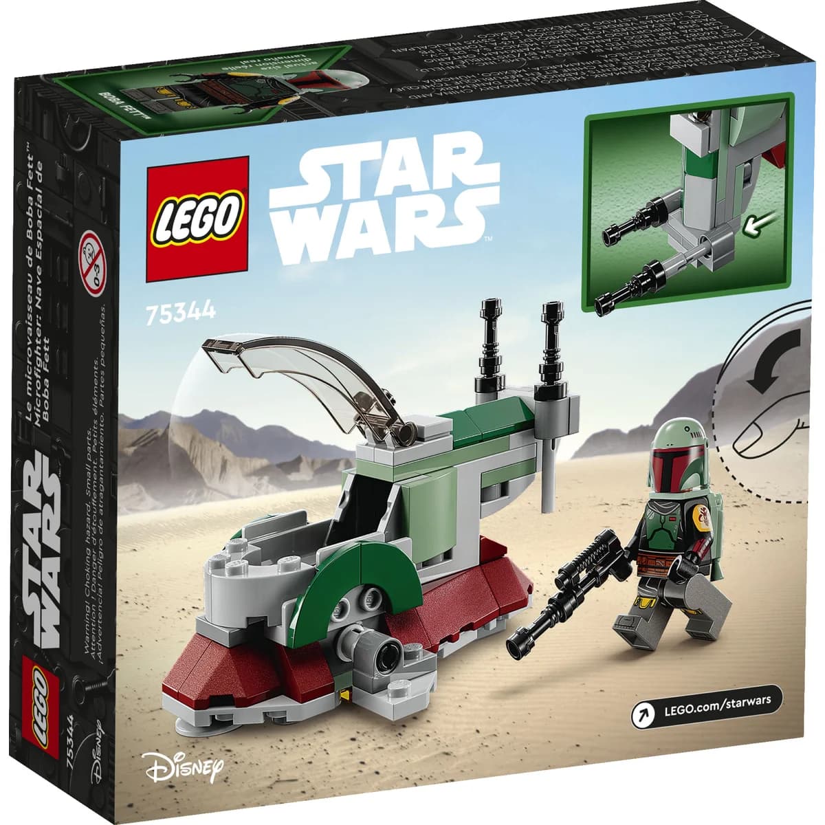 LEGO® Star Wars™ 75344 Mikromyśliwiec Boby Fetta, zdjęcie 2