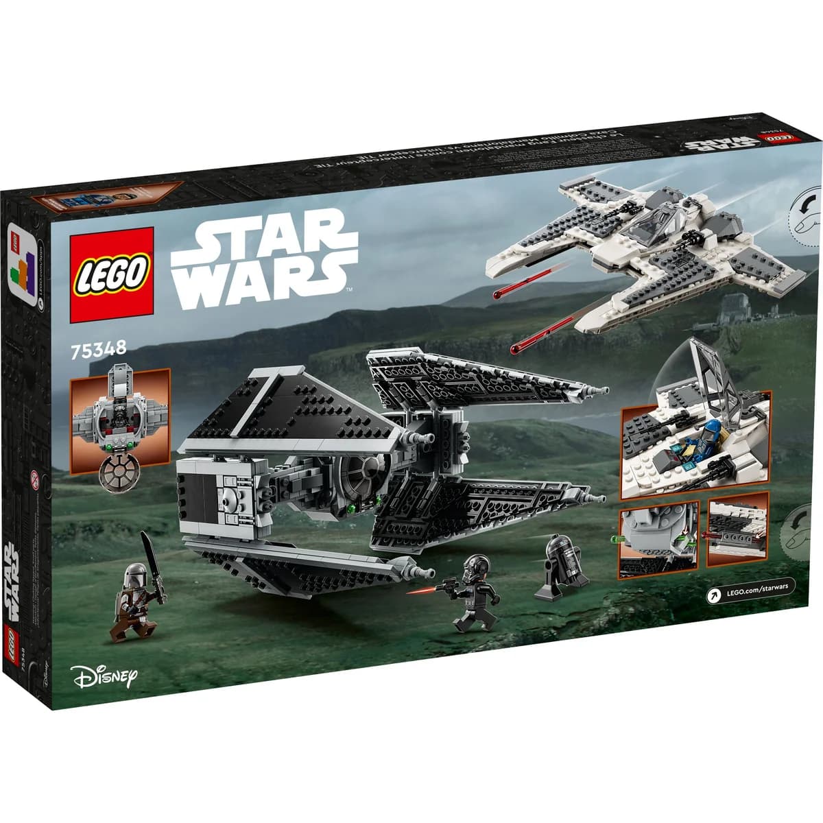 LEGO® Star Wars™ 75348 Mandaloriański myśliwiec Fang Fighter kontra TIE Interceptor, zdjęcie 2